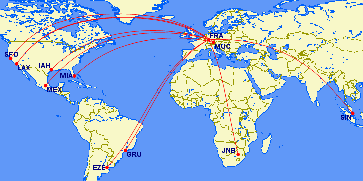 Top 10 Lufthansa First Class Strecken Meilensammler 2024