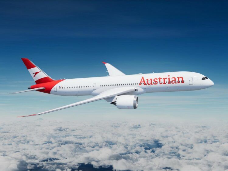 Austrian Airlines Boeing 787 9 Copyright