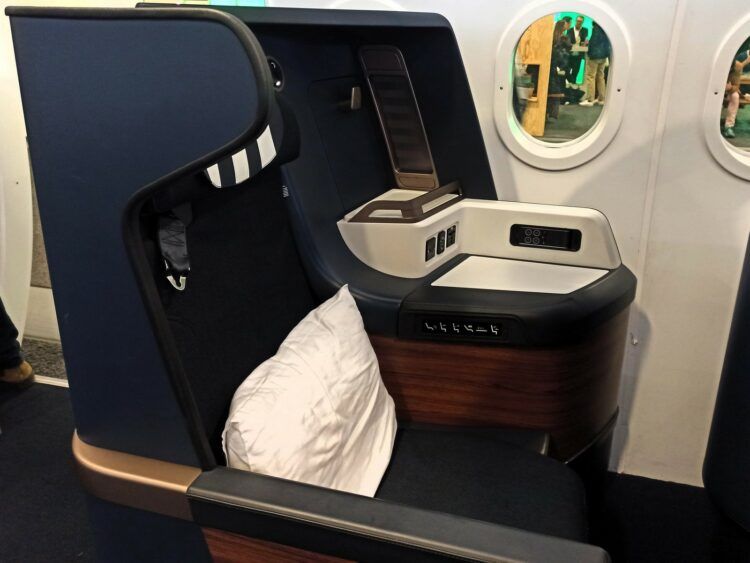 Condor Business Class Sitz A330neo Ausstellung