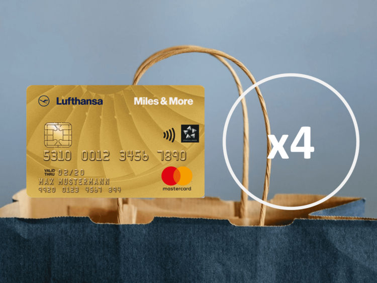 Miles And More Kreditkarte Aktion Vierfach