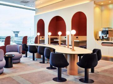 Oneworld Lounge Amsterdam Sitzbereich Copyright