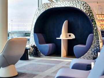 Oneworld Lounge Amsterdam Sitzecke Copyright