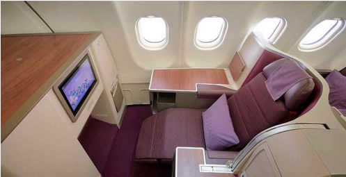 Thai Airways Business Class A330 300 Einzelsitz Copyright