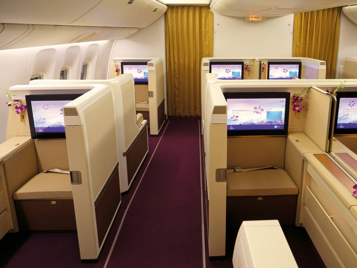Thai Airways First Class Boeing 777 300er Copyright