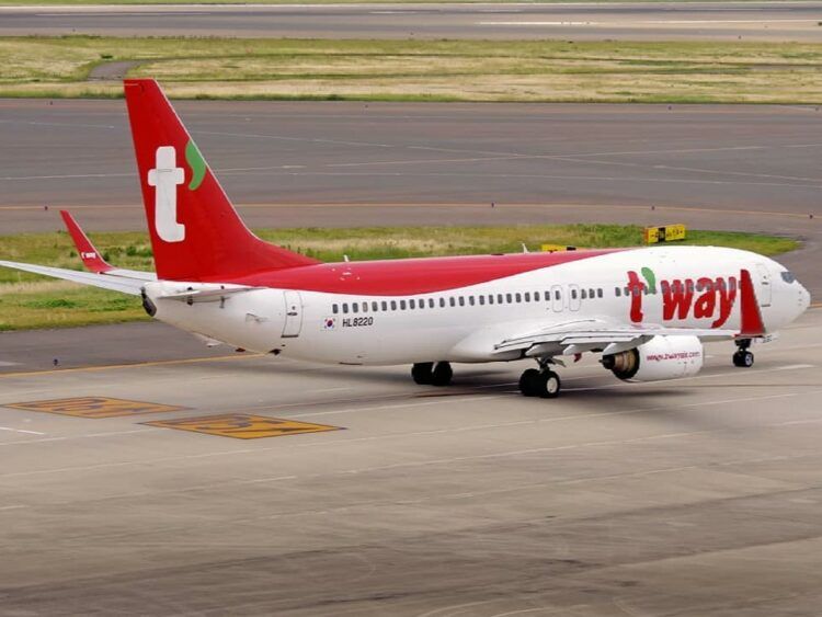 Tway Air Flugzeug Boeing 737 800 Copyright