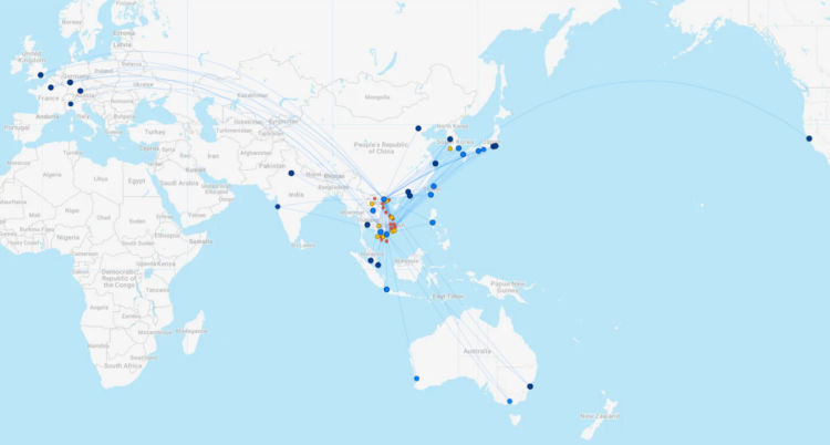 Vietnam Airlines Streckennetz Januar 2025 Flightconnections
