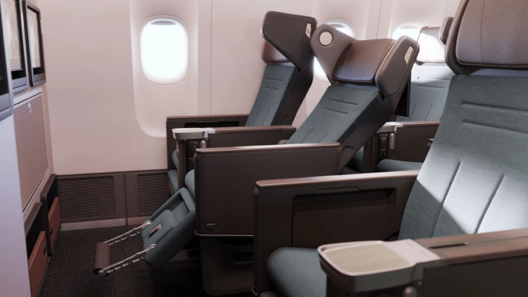 Cathay Pacific Neue Premium Economy Class Sitz Copyright
