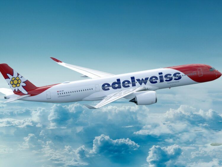 Edelweiss Airbus A350 Neue Lackierung Copyright