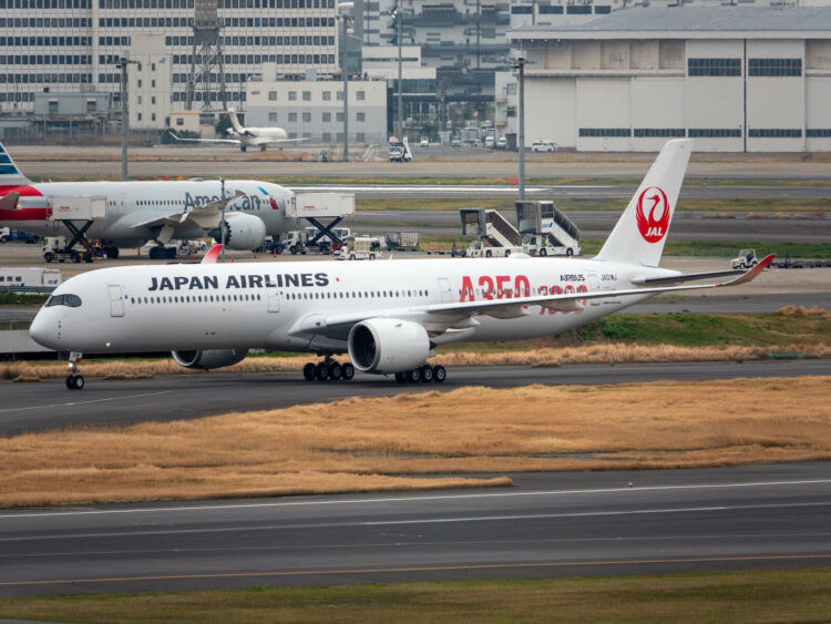 Flugzeug Japan Airlines Airbus A350 1000