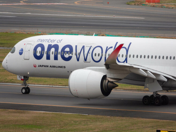 Flugzeug Japan Airlines Oneworld Livery 2 Airbus A350 900