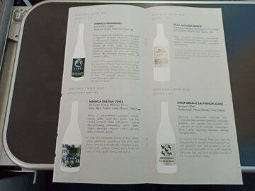 Lot Polish Airlines Business Class Boeing 787 8 Menue 5