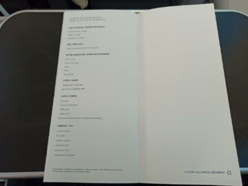 Lot Polish Airlines Business Class Boeing 787 8 Menue 8