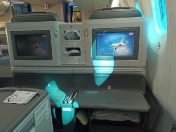 Lot Polish Airlines Business Class Boeing 787 8 Sitz Bildschirm