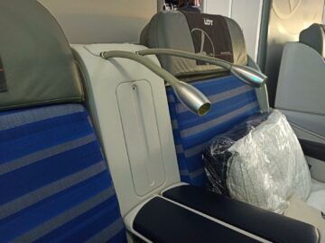 Lot Polish Airlines Business Class Boeing 787 8 Sitz Lampen