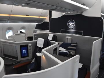 Lufthansa Airbus A350 Allegris Business Class Kabine 2