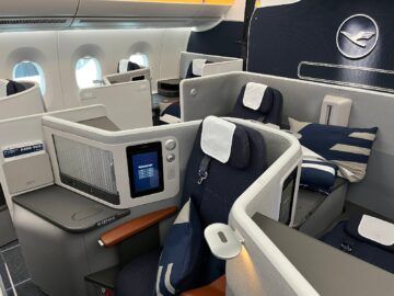 Lufthansa Airbus A350 Allegris Business Class Kabine 5