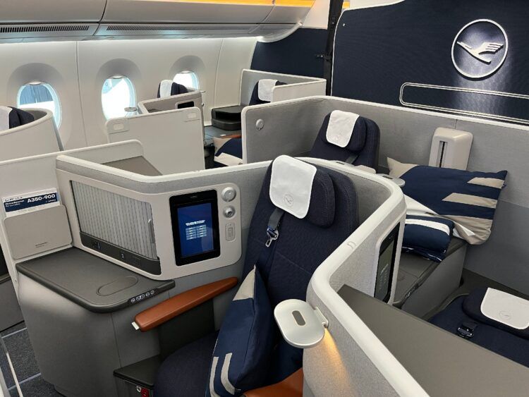 Lufthansa Airbus A350 Allegris Business Class Kabine 5