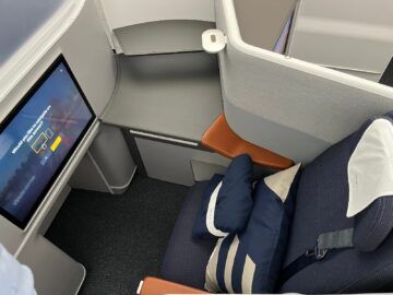 Lufthansa Airbus A350 Allegris Business Class Sitz 5