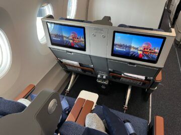 Lufthansa Airbus A350 Allegris Premium Economy Sitz 1