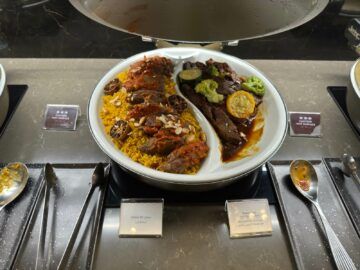 Qatar Airways Al Mourjan Business Lounge The Garden Beef