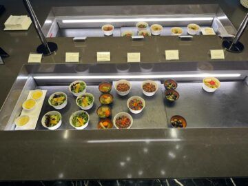 Qatar Airways Al Mourjan Business Lounge The Garden Salat Mix