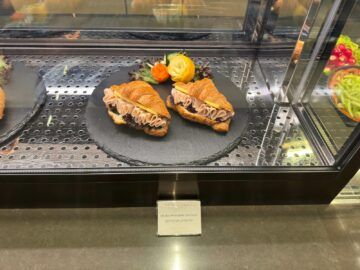 Qatar Airways Al Mourjan Business Lounge The Garden Sandwich