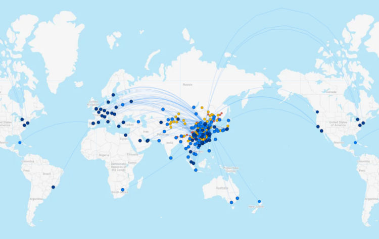 Air China Streckennetz Maerz 2026 Flightconnections