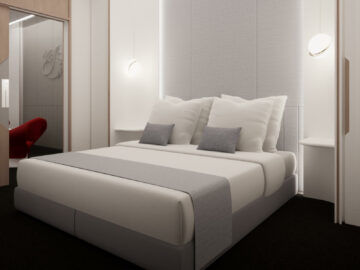 Air France La Premiere Lounge Private Suite Schlafzimmer Copyright