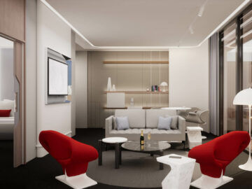 Air France La Premiere Lounge Private Suite Wohnzimmer Copyright