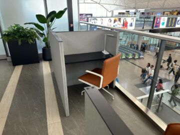 Chase Sapphire Lounge Hong Kong Arbeitsplatz