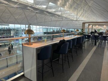 Chase Sapphire Lounge Hong Kong Blick Vom Hinteren Teil Der Lounge