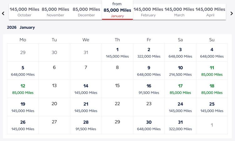 Flying Blue Praemienflug Air France Business Class Papeete Los Angeles Januar 2026