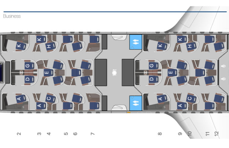 Lufthansa Airbus A530 Allegris Business Class Aerolopa Seatmap