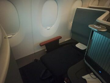 Lufthansa Allegris Business Class Airbus A350 Bett 6