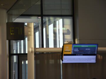 Lufthansa Allegris Business Class Airbus A350 Boarding Gaten E71