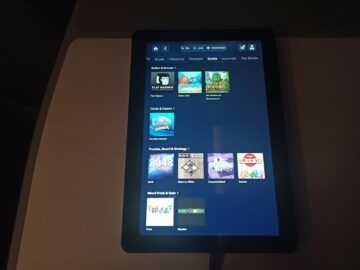 Lufthansa Allegris Business Class Airbus A350 Entertainmet Tablet 4
