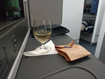 Lufthansa Allegris Business Class Airbus A350 Essen Begruessung