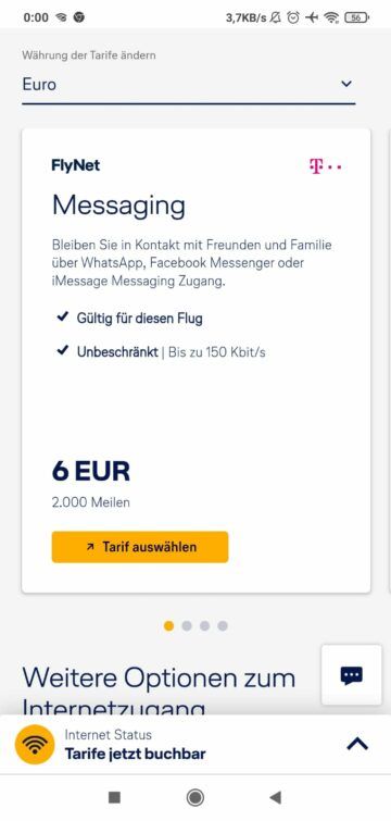 Lufthansa Allegris Business Class Airbus A350 Wifi 1