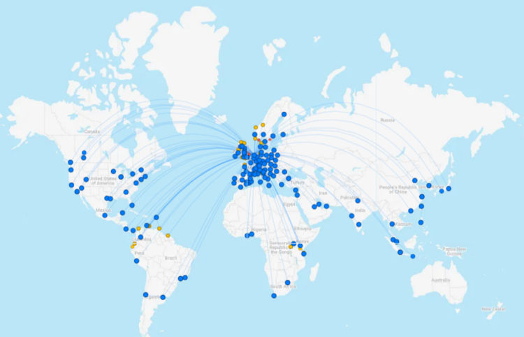 Klm Streckennetz November 2024 Flightconnections