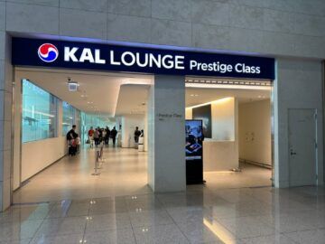 Korean Air Prestige Class Lounge West Seoul Incheon Eingang