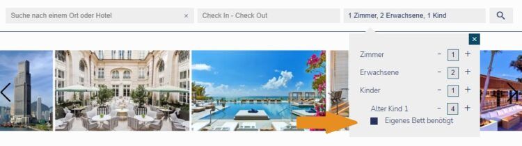 Moluxe Hotels Buchung Kinder Eigenes Bett Bearbeitet