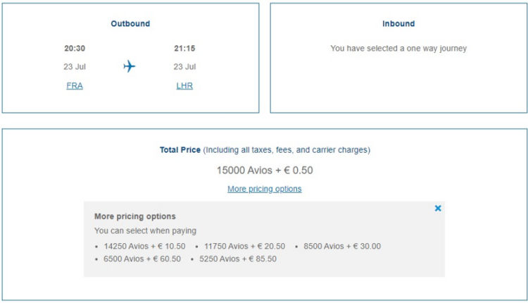 Executive Club Praemienflug British Airways Business Class Frankfurt London 1