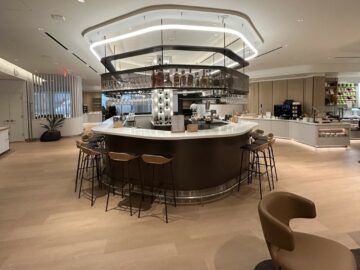 Lufthansa Allegris Lounge Newark Bar