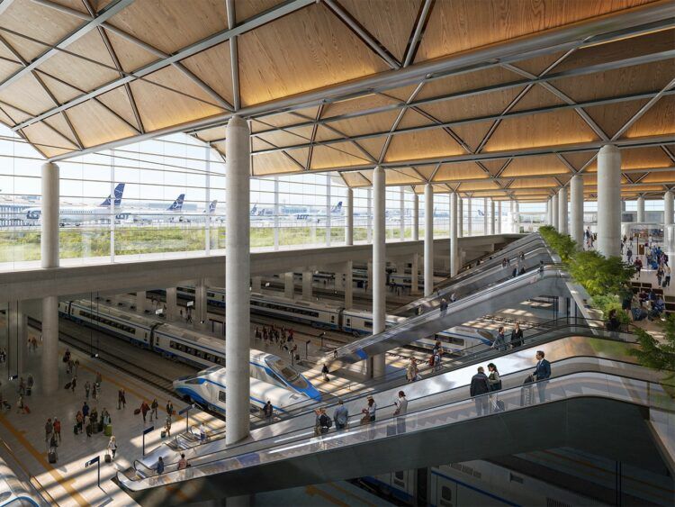 Neuer Flughafen Warschau Cpk Bahnhof