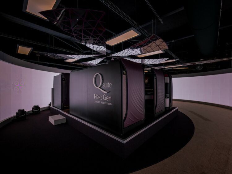 Qatar Airways Qsuite Next Gen Farnborough Ausstellung Copyright