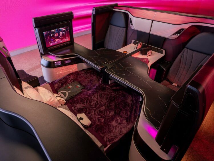 Qatar Airways Qsuite Next Gen Quad Von Oben Copyright