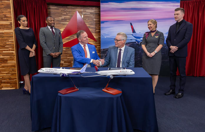 Riyadh Air Delta Air Lines Partnerschaft Unterzeichnung Copyright