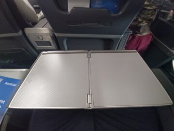 American Airlines Boeing 737 800 Domestic First Class Essen Tisch 2
