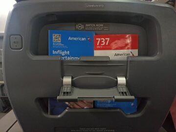 American Airlines Boeing 737 800 Domstic First Class Sitz 4