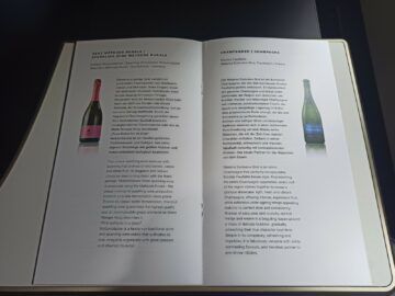 Condor Airbus A330neo Business Class Menuekarte 3